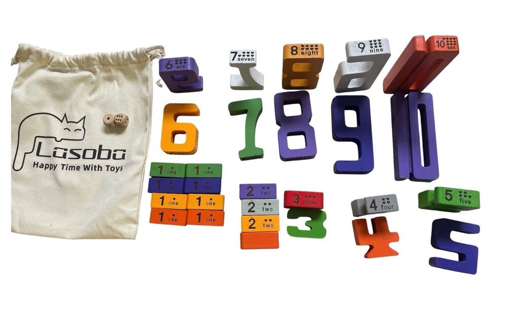 Lasoba wooden numbers game